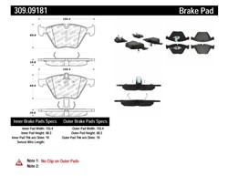 STOPTECH Brake Pad Set, disc brake 309.09181_2
