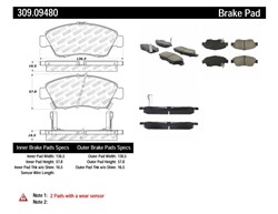 STOPTECH Brake Pad Set, disc brake 309.09480_2