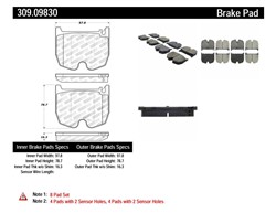 STOPTECH Brake Pad Set, disc brake 309.09830_3