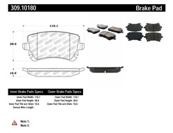 Brake pads - tuning Sport 309.10180 rear_3