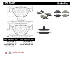 STOPTECH Brake Pad Set, disc brake 309.10610_2
