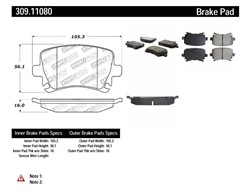 STOPTECH Brake Pad Set, disc brake 309.11080_3