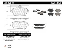 STOPTECH Brake Pad Set, disc brake 309.12040_3