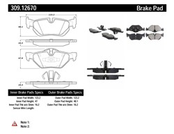 STOPTECH Brake Pad Set, disc brake 309.12670_2