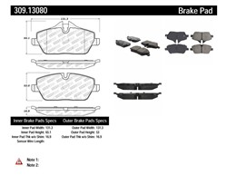 STOPTECH Brake Pad Set, disc brake 309.13080_2
