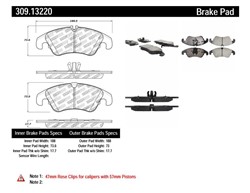 STOPTECH Brake Pad Set, disc brake 309.13220_2