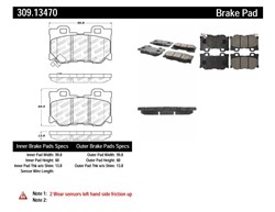 Brake pads - tuning Sport 309.13470 rear_3