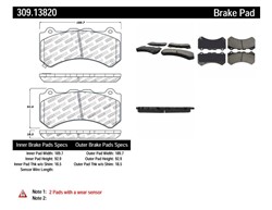 STOPTECH Brake Pad Set, disc brake 309.13820_3