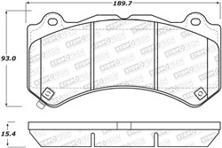 Brake pads - tuning Sport 309.14051 front_1