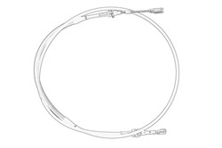 Clutch cable 51675937-CNH
