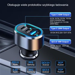 Car charger USB QC 3.0/USB-C 3A_1