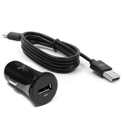 Ładowarka samochodowa USB/USB-C 2,1A