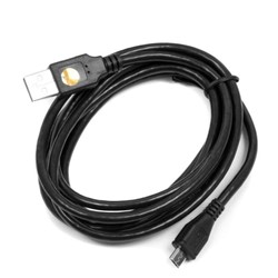 Kabelis USB - micro USB 200cm - melns_0