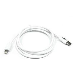 USB cable/converter, input: USB typ-C, output: Lightning, white, 1m (standard)_0