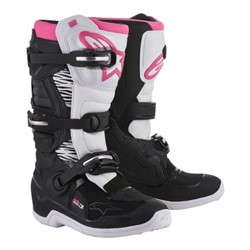 Buty off-road STELLA TECH 3 ALPINESTARS MX kolor biały/czarny/różowy_0