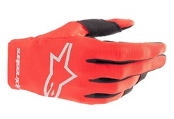 Gloves off road ALPINESTARS MX RADAR colour red/silver