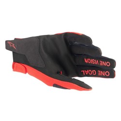Gloves off road ALPINESTARS MX RADAR colour red/silver_1