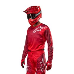 Spodnie off road ALPINESTARS MX RACER kolor burgundowy/czerwony_3