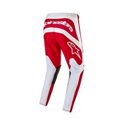 Spodnie off road ALPINESTARS MX FLUID kolor biały/czerwony_1