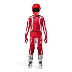 Trousers off road ALPINESTARS MX FLUID colour red/white_3