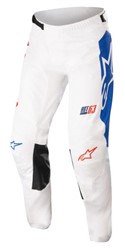 Spodnie off road ALPINESTARS MX RACER COMPASS kolor biały/czerwony/fluorescencyjny/niebieski_0