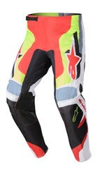Spodnie off road ALPINESTARS MX FLUID AGENT kolor biały/czarny/czerwony/fluorescencyjny/żółty_0