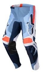 Spodnie off road ALPINESTARS MX FLUID AGENT kolor biały/granatowy/niebieski/pomarańczowy