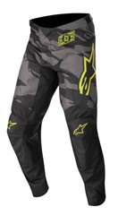 Trousers off road ALPINESTARS MX YOUTH RACER TACTICAL colour black/camo/fluorescent/grey/yellow