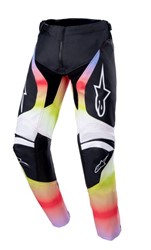 Trousers off road ALPINESTARS MX YOUTH RACER SEMI colour black/blue/pink/white/yellow