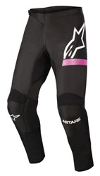 Spodnie off road ALPINESTARS MX STELLA FLUID CHASER kolor czarny/fluorescencyjny/różowy