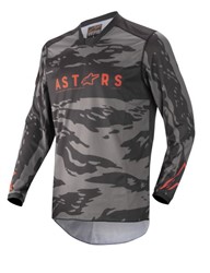 T-shirt off road ALPINESTARS MX RACER TACTICAL colour black/camo/fluorescent/grey/red