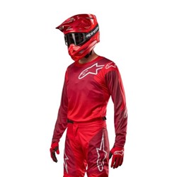 Koszulka off road ALPINESTARS MX RACER kolor burgundowy/czerwony_3