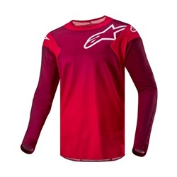 T-shirt off road ALPINESTARS MX RACER colour burgundy/red_0