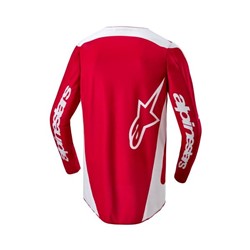 Koszulka off road ALPINESTARS MX FLUID kolor biały/czerwony_1
