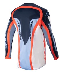 Koszulka off road ALPINESTARS MX FLUID AGENT kolor biały/granatowy/niebieski/pomarańczowy_1