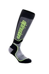 Socks ALPINESTARS MX MX PLUS type men's, colour black/fluorescent/grey