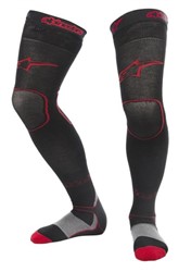 Socks LONG MX ALPINESTARS MX colour black/ colour 2 red