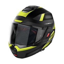 Helmet Flip-up helmet NOLAN N120-1 SUBWAY N-COM 23 colour black/matt/yellow