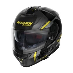 Helmet full-face helmet NOLAN N80-8 WANTED N-COM 72 colour black/grey/matt/yellow