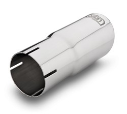 Exhaust system tip RS shape round 1x70mm stainless steel_1