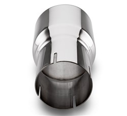 Exhaust system tip RS shape round 1x90mm stainless steel_3