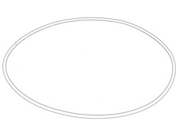 Seal Ring, brake shoe pulley 2.1530.294.0