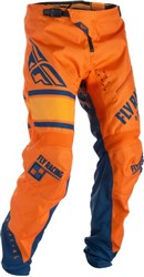 Spodnie rowerowe FLY KINETIC kolor granatowy/pomarańczowy_0