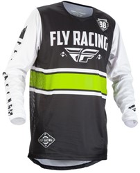 T-shirt cycling FLY KINETIC colour black/white