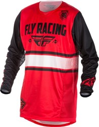 biciklistička košulja FLY KINETIC ERA boja crna/crvena