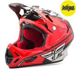 Helmet bike FLY WERX (Mips) RIVAL colour black/red/white