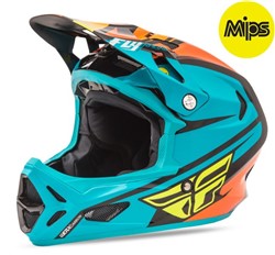 Kask rowerowy FLY WERX (Mips) RIVAL kolor czarny/niebieski/pomarańczowy_0