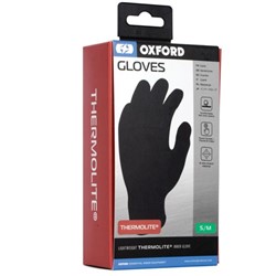 Rękawiczki OXFORD INNER GLOVES Thermolite typ unisex, kolor czarny_1