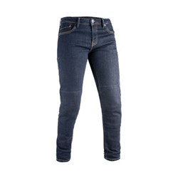 Spodnie jeans OXFORD LADIES SLIM REGULAR JEANS CE AA RINSE WASH kolor granatowy
