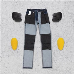 Spodnie jeans OXFORD LADIES SLIM REGULAR JEANS CE AA RINSE WASH kolor granatowy_6